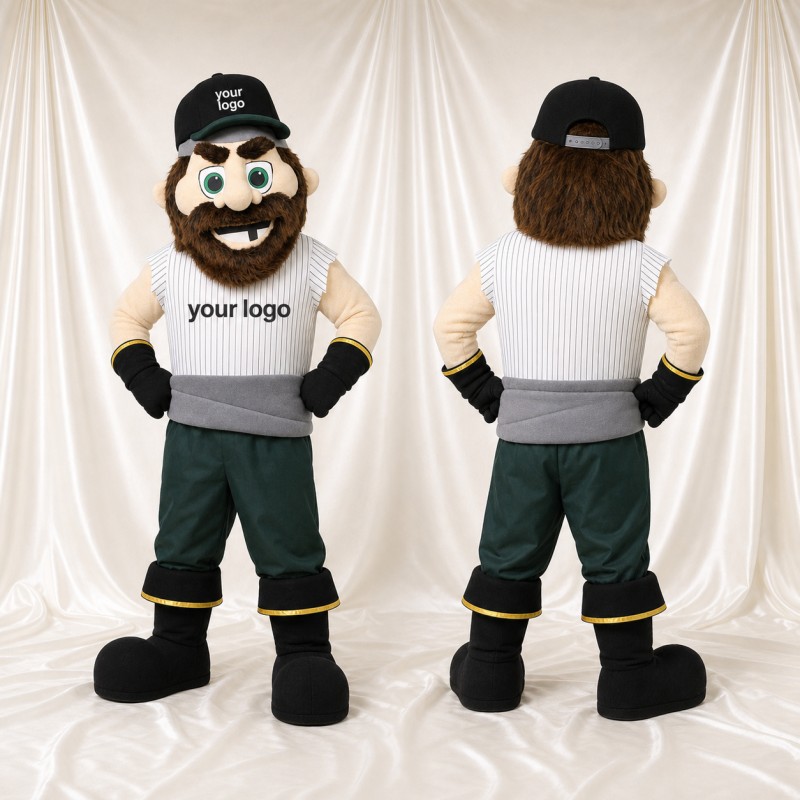 Fisherman Mascot Costume Full Body for Adults Promotions