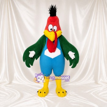 Coq Rouge Costume de mascotte intégral pour adultes Événements gastronomiques