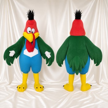Coq Rouge Costume de mascotte intégral pour adultes Événements gastronomiques