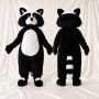 Black Raccoon Mascot Costume Full Body for Adults School Events