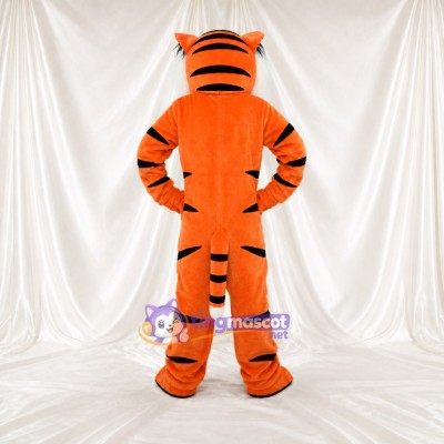 Bold Black Tiger Mascot Costume Full Body for Adults Sports Events