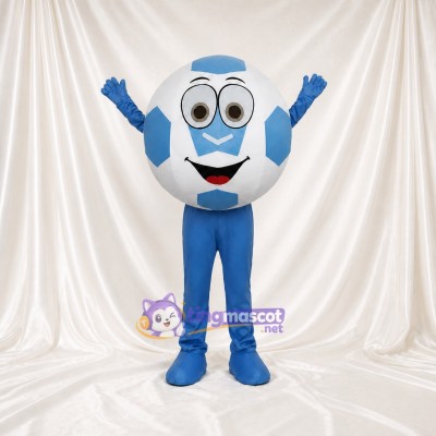 Soccer Ball Mascot Costume Full Body for Adults Sports Events