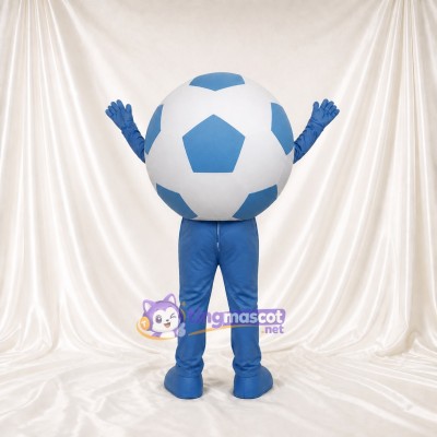 Soccer Ball Mascot Costume Full Body for Adults Sports Events