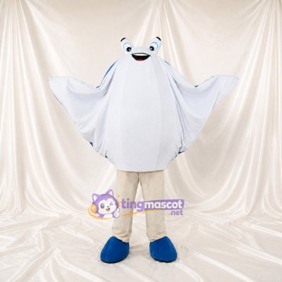 Manta Ray Mascot Costume Full Body for Adults Aquariums