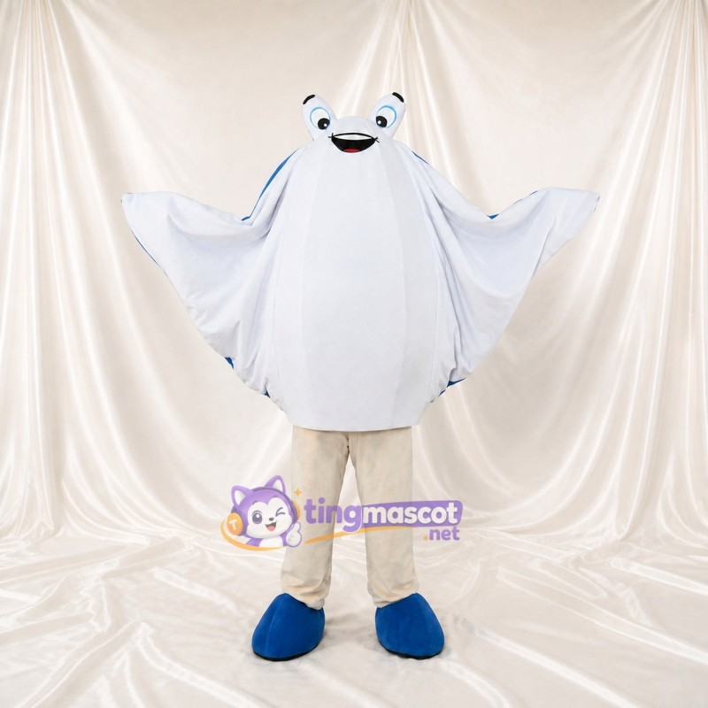 Manta Ray Mascot Costume Full Body for Adults Aquariums