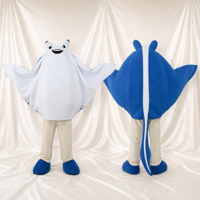 Manta Ray Mascot Costume Full Body for Adults Aquariums