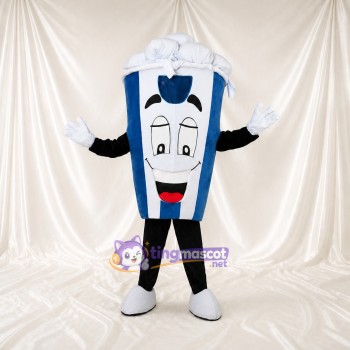 Boîte de Pop corn Costume de mascotte intégral pour adultes Événements