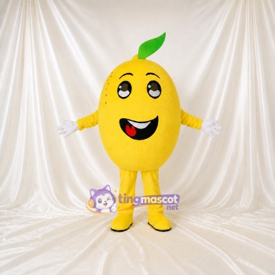 Citron Costume de mascotte intégral pour adultes Événements