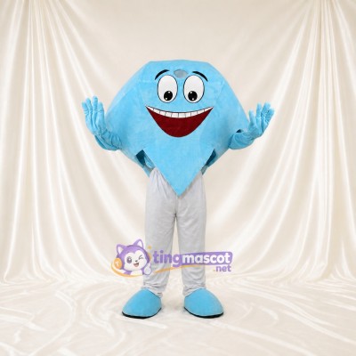 Diamond Mascot Costume Full Body for Adults Trade Shows