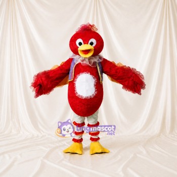 Oiseau à plumes en couches Costume de mascotte intégral pour adultes Événements sportifs