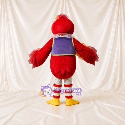 Layered Feather Bird Mascot Costume Full Body for Adults Sports Events
