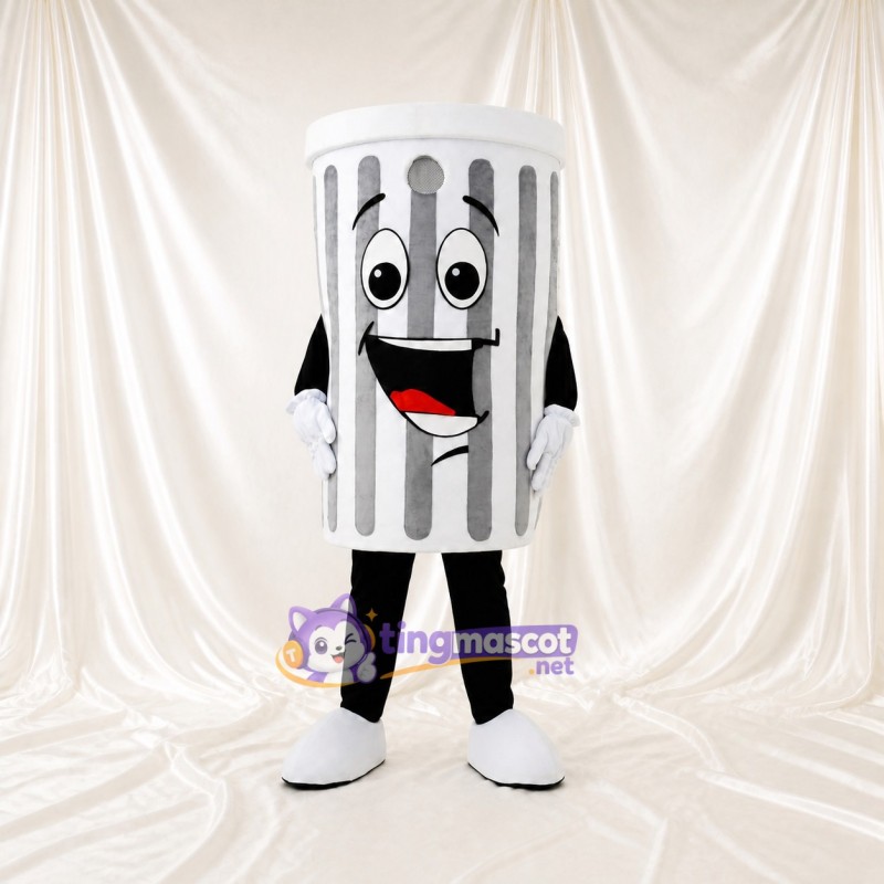 Trash Can Mascot Costume Full Body for Adults School Events