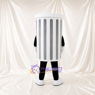 Trash Can Mascot Costume Full Body for Adults School Events