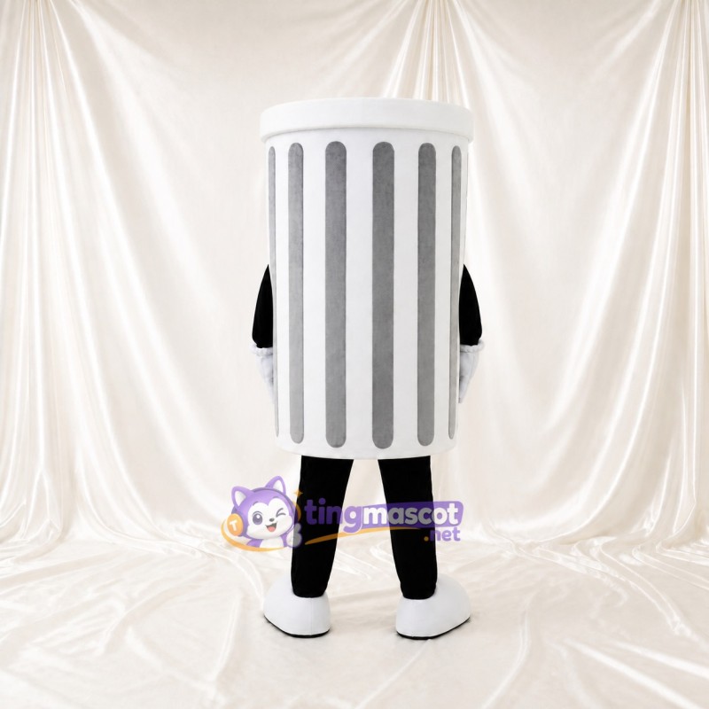 Trash Can Mascot Costume Full Body for Adults School Events