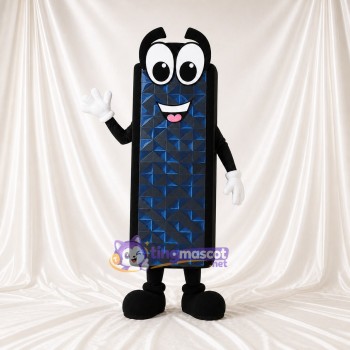 Smartphone Géométrique Bleu Costume de mascotte intégral pour adultes Événements technologiques