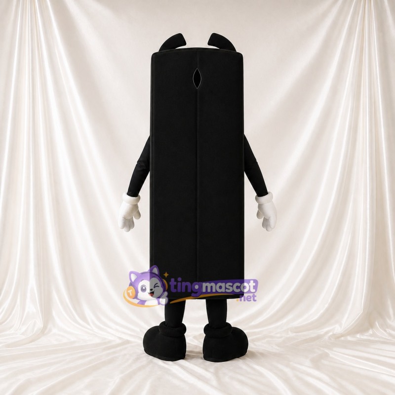 Blue Geometric Smartphone Mascot Costume Full Body for Adults Tech Events
