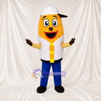 Crayon Jaune Costume de mascotte intégral pour adultes Événements scolaires