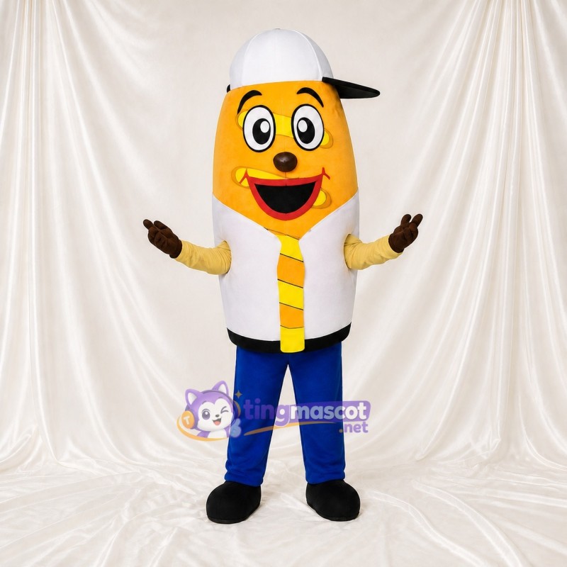 Crayon Jaune Costume de mascotte intégral pour adultes Événements scolaires