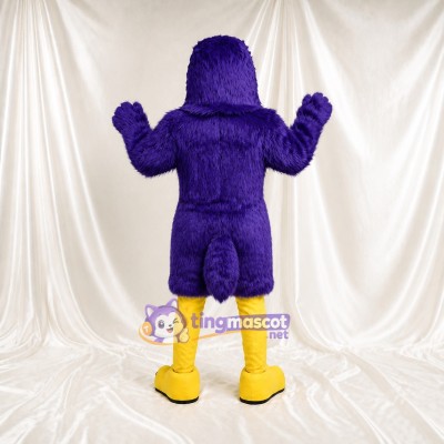 Purple Eagle Mascot Costume Full Body for Adults Sports Events