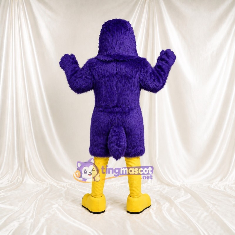 Purple Eagle Mascot Costume Full Body for Adults Sports Events