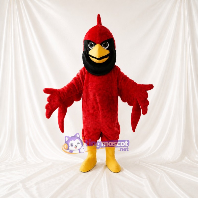 Cardinal Bird Mascot Costume Full Body for Adults Sports Events