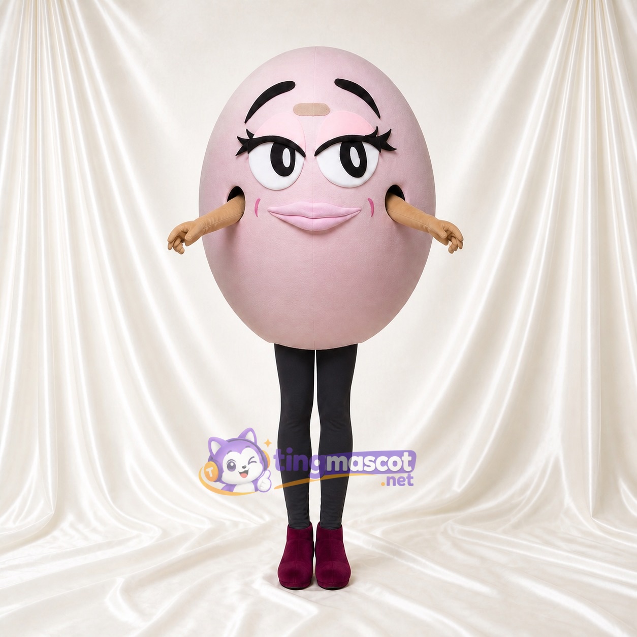 Egg Character Mascot Costume Full Body for Adults School Events Egg Character Mascot Costume Full Body for Adults School Events