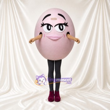 Egg Character Mascot Costume Full Body for Adults School Events