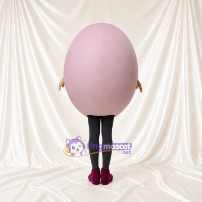Egg Character Mascot Costume Full Body for Adults School Events