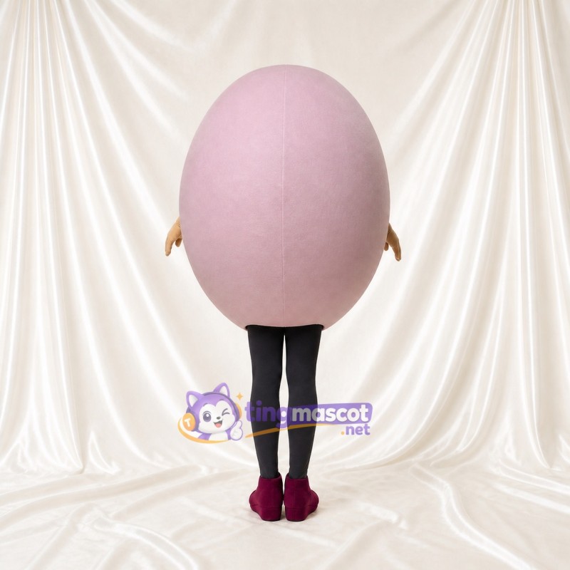 Egg Character Mascot Costume Full Body for Adults School Events