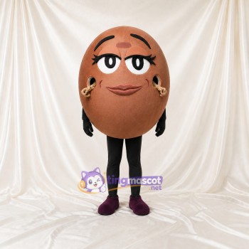 Pomme de Terre Brune Costume de mascotte intégral pour adultes Événements gastronomiques