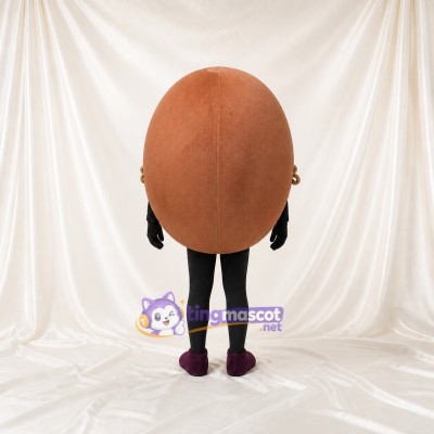 Brown Potato Mascot Costume Full Body for Adults Food Events