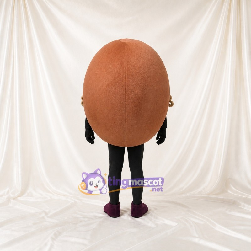 Brown Potato Mascot Costume Full Body for Adults Food Events