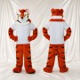 Tigre à Chemise Blanche Costume de mascotte intégral pour adultes Événements sportifs