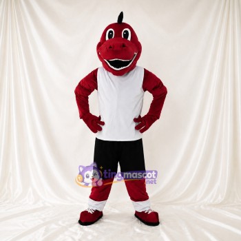 Dinosaur Athlete Mascot Costume Full Body for Adults Sports Events