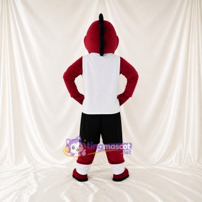 Dinosaur Athlete Mascot Costume Full Body for Adults Sports Events