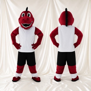 Dinosaur Athlete Mascot Costume Full Body for Adults Sports Events