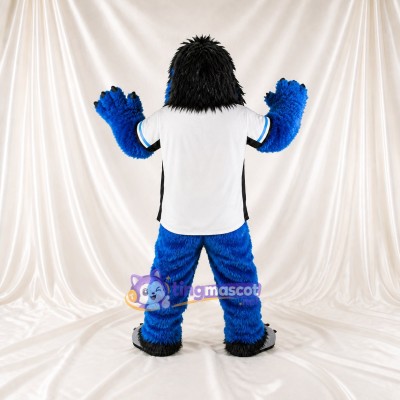 Blue Gorilla Mascot Costume Full Body for Adults Sports Events