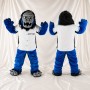 Blue Gorilla Mascot Costume Full Body for Adults Sports Events