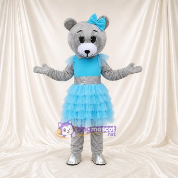 Bear Ballerina Mascot Costume Full Body for Adults Dance Events