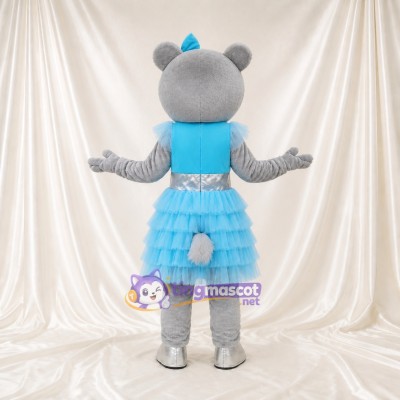 Bear Ballerina Mascot Costume Full Body for Adults Dance Events