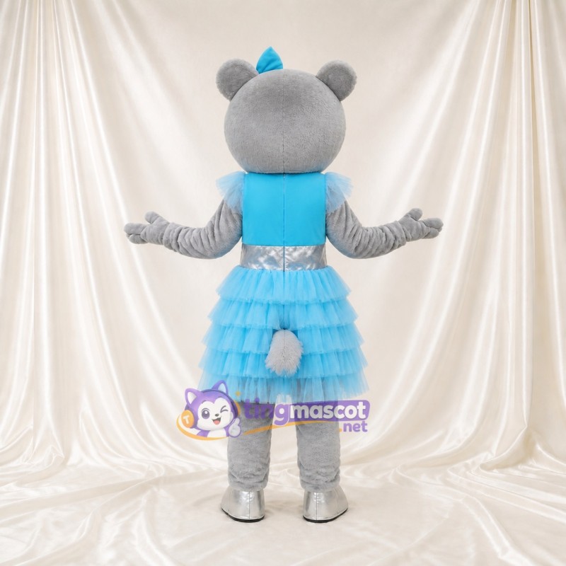 Bear Ballerina Mascot Costume Full Body for Adults Dance Events