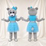 Bear Ballerina Mascot Costume Full Body for Adults Dance Events