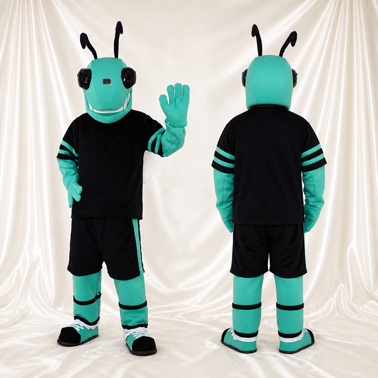 Alien Athlete Mascot Costume Full Body for Adults Sports Events Alien Athlete Mascot Costume Full Body for Adults Sports Events