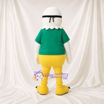 Aigle à chemise verte Costume de mascotte intégral pour adultes Événements sportifs