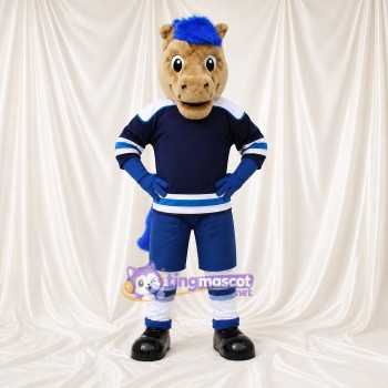 Athlète Cheval Costume de mascotte intégral pour adultes Événements sportifs