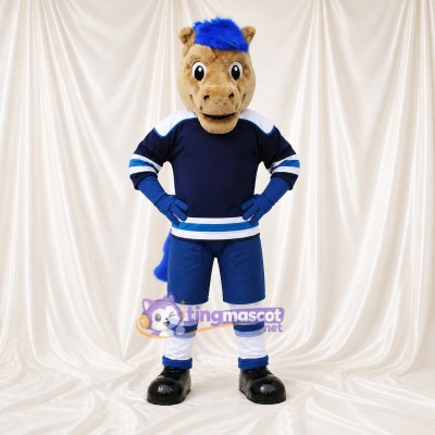 Athlète Cheval Costume de mascotte intégral pour adultes Événements sportifs