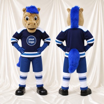Athlète Cheval Costume de mascotte intégral pour adultes Événements sportifs
