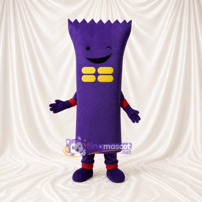 Jagged Top Package Mascot Costume Full Body for Adults Trade Shows