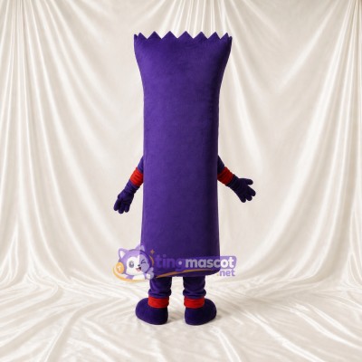 Jagged Top Package Mascot Costume Full Body for Adults Trade Shows