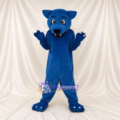 Panthère bleu royal Costume de mascotte intégral pour adultes Événements sportifs